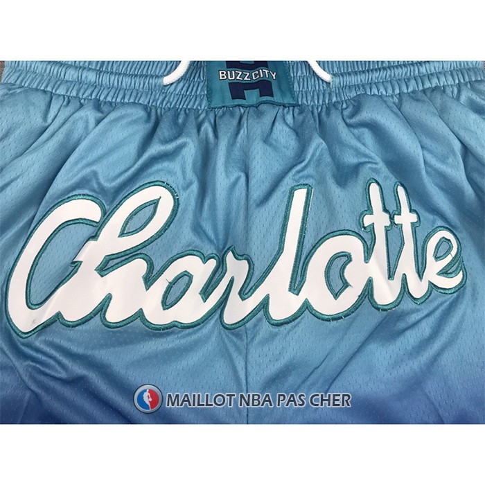Short Charlotte Hornets Ville Just Don 2021-22 Vert